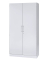 Stahlschrank C 3000 Asisto 141002-000 S10239 verkehrsweiß 100,0 x 43,5 x 198,0 cm, aufgebaut